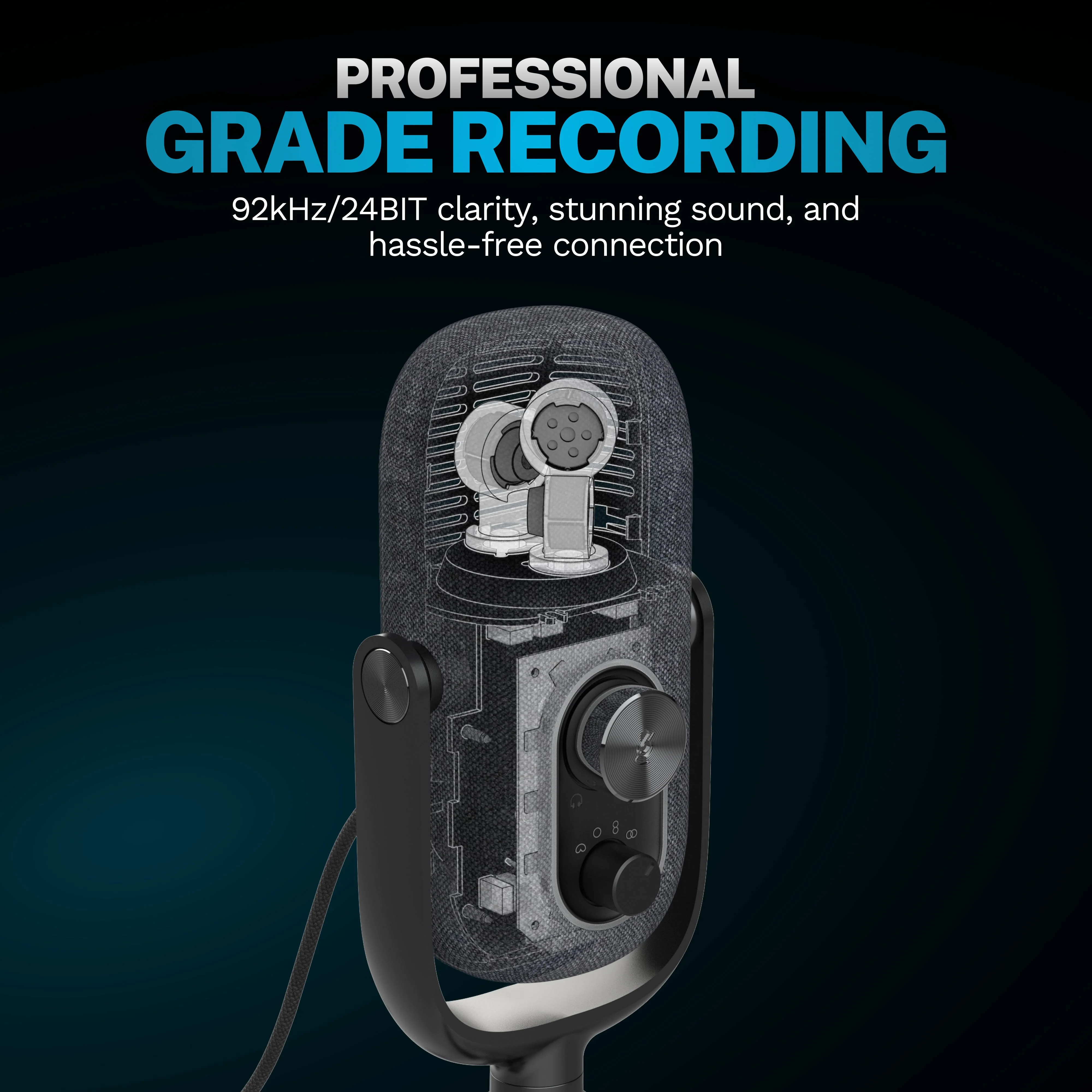 Epic Talk USB Microphone White - Image 2