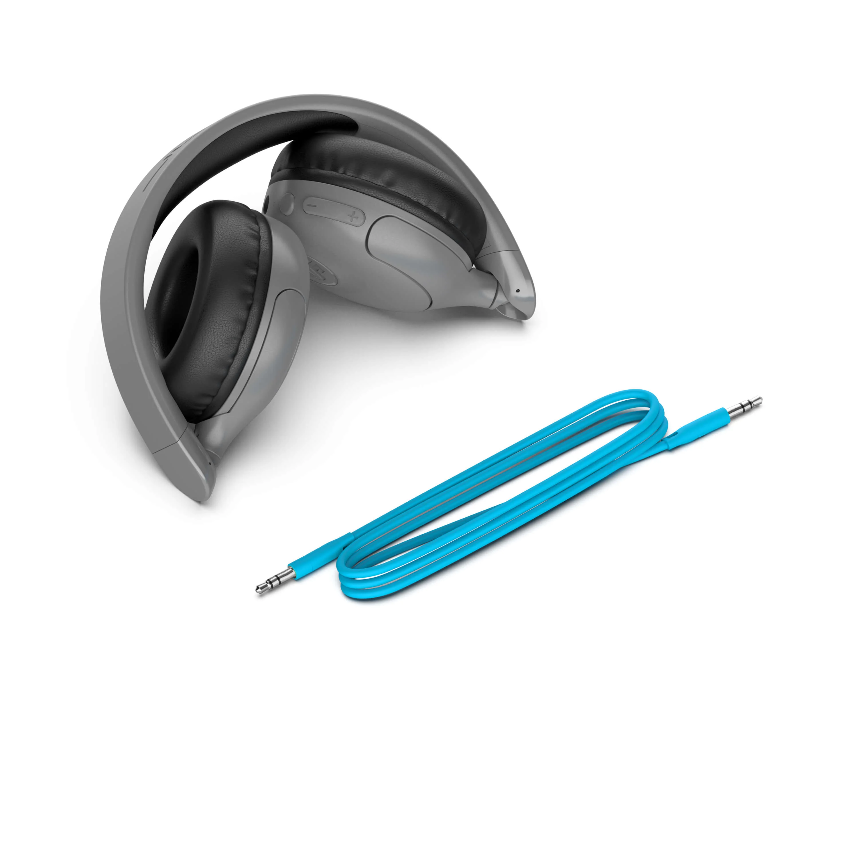 JBuddies Pop Wireless Kids Headphones Grey/Black - Image 6